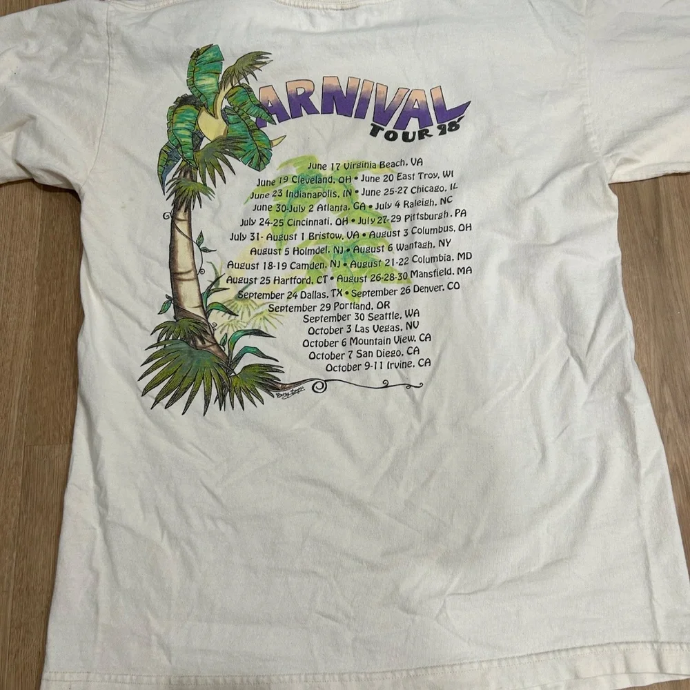 Vintage Jimmy Buffet 1998 Carnival Tour Tshirt Size L